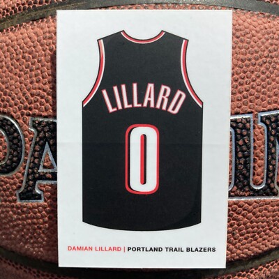 Damian Lillard #0 Portland Trail Blazers Basketball Jersey Sticker