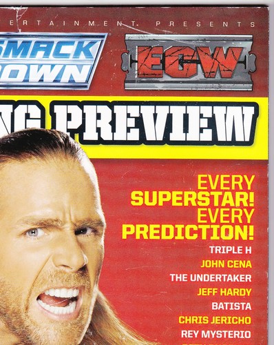 WWE Wrestling 2008 Spring Preview Magazine Raw Smackdown ECW Shawn Michaels - Imagen 4 de 10