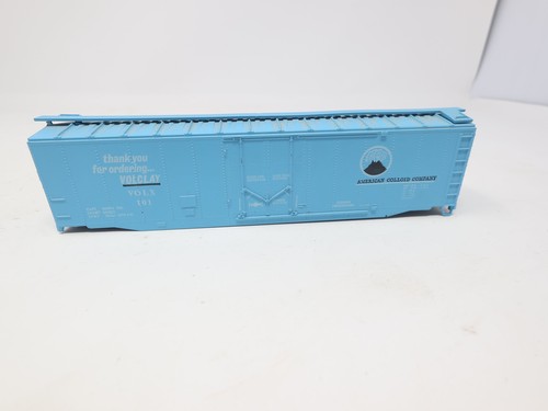 USED HO Scale, 50' Box Car, American Colloid VOLX #101, Read Description - Picture 2 of 7