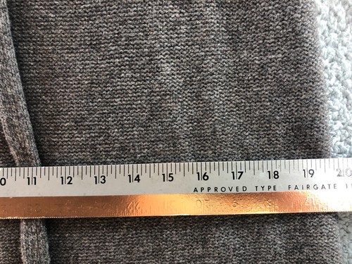 Eileen Fisher Damen-Strickjacke extra klein XS grau Yak Wolle Seide offener Strickschal - Bild 4 von 11