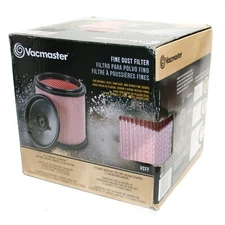 Genuine Vacmaster VCFF Fine Dust Cartridge Filter and Retainer 5 to 20 Gal