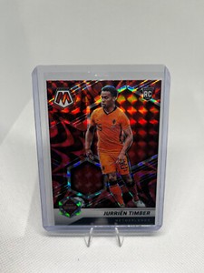 2021-22 Mosaic FIFA World Cup Qatar Mosaic Red #178 Jurrien Timber Rookie RC