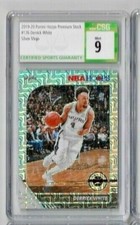 2019-20 Panini Hoops Premium Stock Derrick White Silver Mojo CSG 9