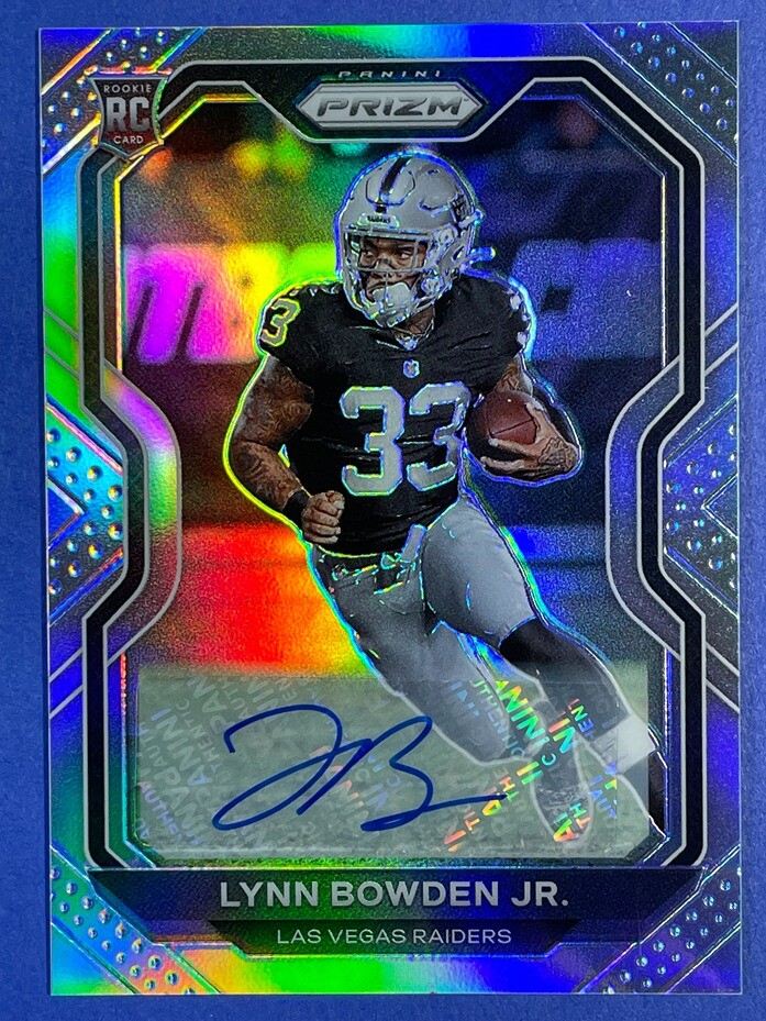 Lynn Bowden Jr. Panini Prizm #374 Autograph
