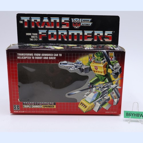 Springer 100% Complete Boxed 1986 Vintage Hasbro G1 Transformers Action Figure - Picture 7 of 10