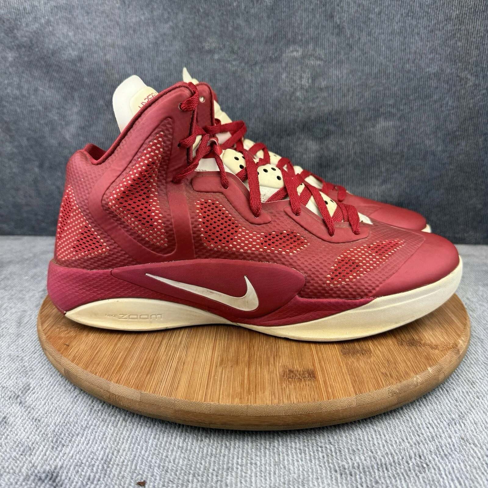 Baskets de basketball homme Nike Zoom Hyper Fuse 454146 600 Supreme rouge taille 12
