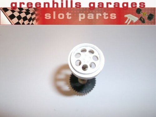 Greenhills Scalextric Ford Focus Hinterachse & Räder für 4x4 Modelle in weiß...