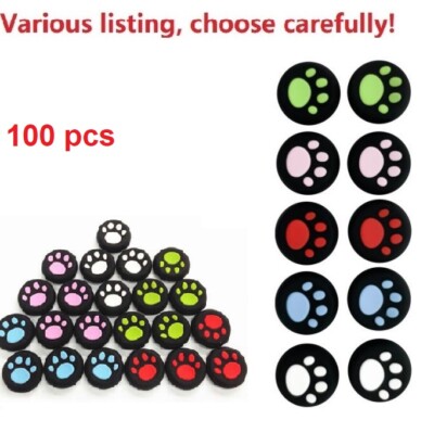 100X Thumb Grips Controller Analog Stick Cap Cover For PS5 PS4 Xbox Series X One
