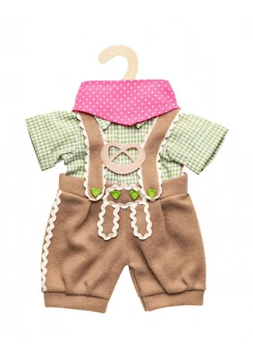 Heless Puppenkleidung, Kniebundhose mit Hemd, Tracht, Knickerbocker 2 Größen NEU