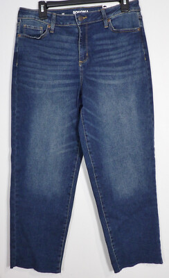 Sonoma Blue High Rise Straight Denim Crop Capri Pants Size 8R 30x26  P1060