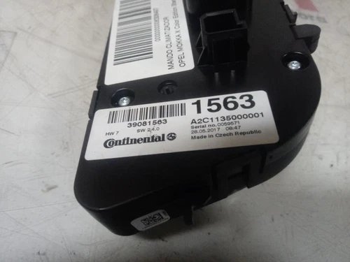 39081563 Steuergerät Für Die Klimaanlage für OPEL MOKKA X 2017 6308497 - Bild 4 von 10