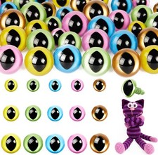 MUCUNNIA 80pcs 12-18mm Plastic Safety Eyes for Amigurumi Cat cat eyes