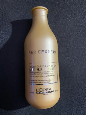 L Oreal SerieExpert Gold Quinoa + Protein Absolut Repair Resurfacing Shampoo10oz