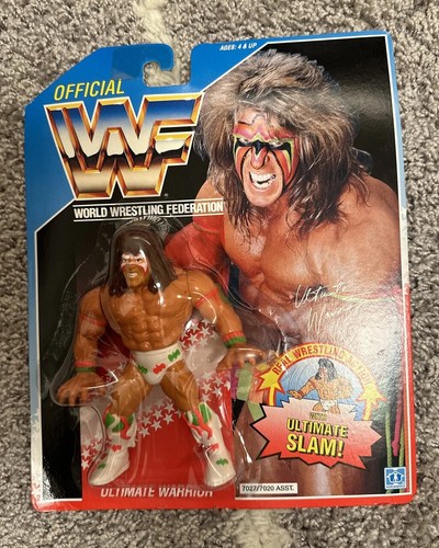 Ultimate Warrior Series 2 WWF Hasbro MOC Mint On C...