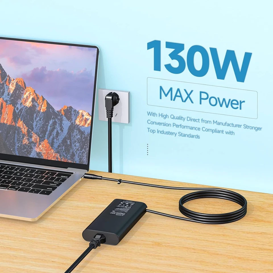 130W Chargeur Pour Dell 6TTY6 Precision 5510 5520 5530 M3800 XPS 15 9530 9550 - Image 3 of 4