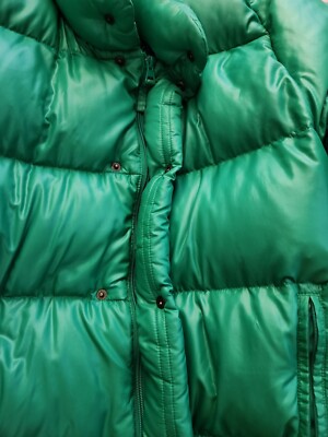 Moncler Grenoble 70s or 80s VTG Down Puffer Ski Jacket S Green