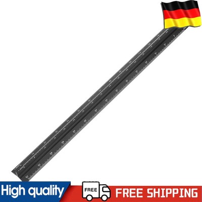 30cm Triangular Architect Scale Ruler Aluminum Scale Ruler for Drafting