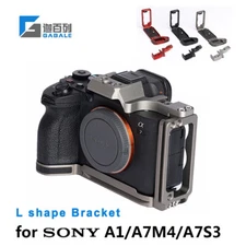 GABALE L Plate Bracket Quick Release Full Cage Kit for Sony A7M4 A7S3 A7R5 A7RV