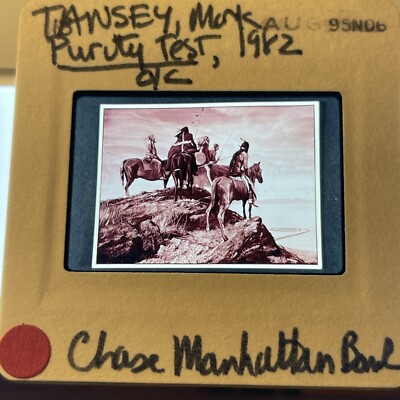 Mark Tansey  Purity Test  Modern Art 35mm Slide