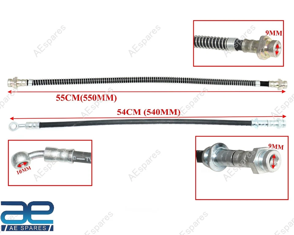 Extended Brake Line Kit 110807-3-KIT 110808-3-KIT For Suzuki Samurai 1986-95 S2u - Image 2 of 4