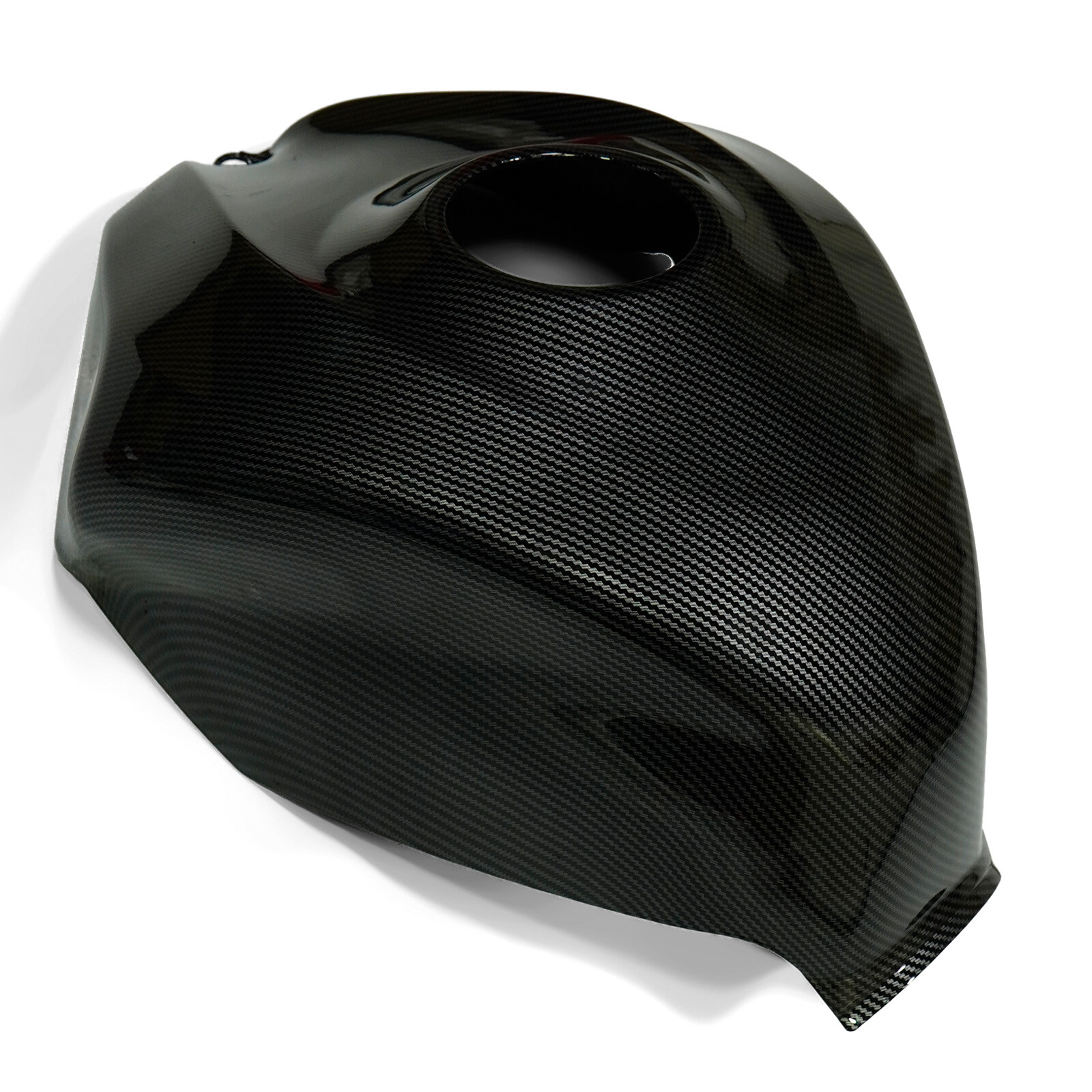 Carbon Fiber Paint Fuel Gas Tank Cover Cowl For SUZUKI GSXR600/750 2006 2007 US