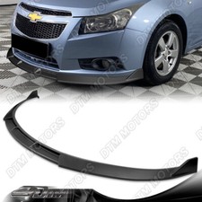 For 11-14 Chevy Cruze Unpainted Black Front Bumper Lip Body Kit Spoiler Splitter