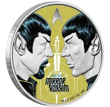 2017 Star Trek The Original Series MIRROR, MIRROR 1oz Silver Proof Coin