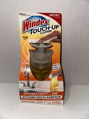 Windex Touch-Up Cleaner Multi Surface Disinfectant- 10 oz GLISTENING CITRUS- NEW