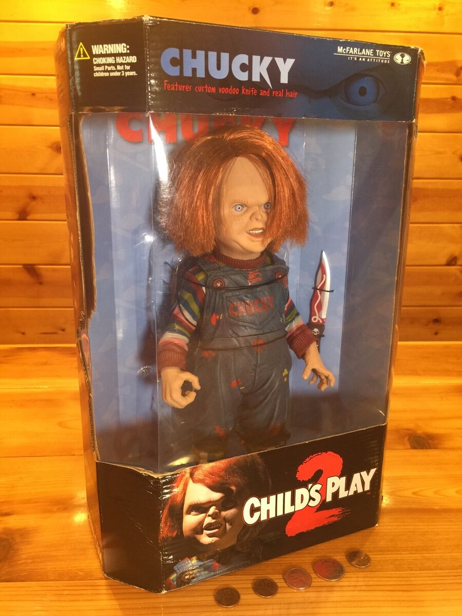 Child's Play 2 CHUCKY 12 Figure McFarlane Toys Movie Maniacs Doll Bride of  NEW!