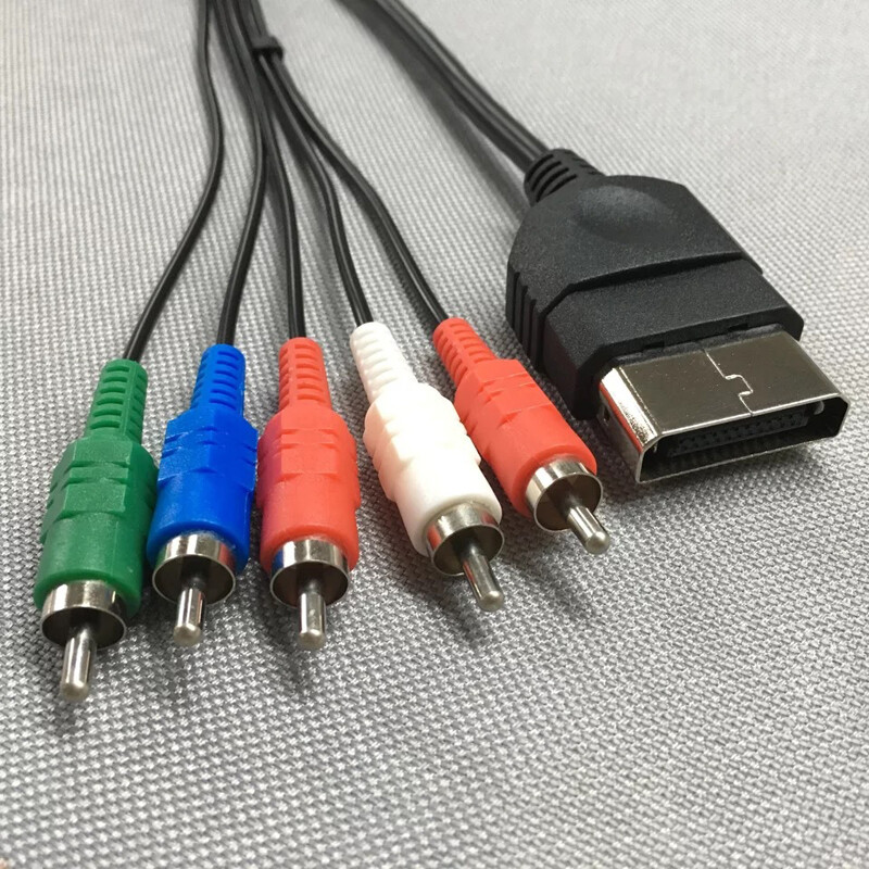 COMPONENT 1080p HD Audio Video Cable for Original Classic XBOX YPbPr HDTV 1.8m eBay