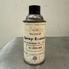 VTG c.1970s BELL SYSTEM GREEN Telecom Vehicle Touch Up Spray Paint Can
