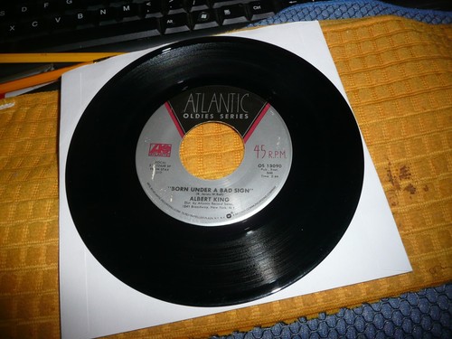 Record 45 Blues Albert King Born under A Bad Sign/Crosscut on Atlantic Nuovo di zecca- - Foto 2 di 3