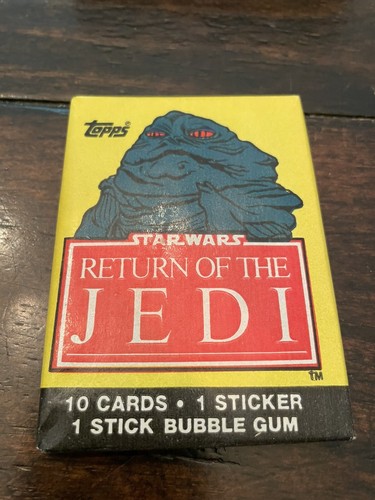 (1) ¡Paquete de cera sin abrir 1983 Topps Star Wars El Retorno del Jedi Serie 1!¡! - Imagen 2 de 6
