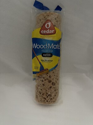 SEALED O Cedar Wood-Matic 11.5" Roller Mop Refill For Wood Floors | eBay