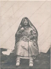 INDIA Portrait of Indian Woman in Local Costume Photograph