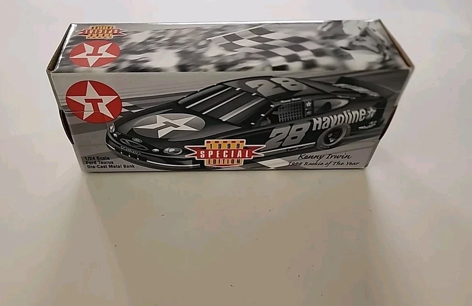 Kenny Irvin #28 1999 ERTL TEXACO BANCO DE ACEITE NASCAR Diecast Ford Taurus ENVÍO GRATUITO Foto 3 de 4