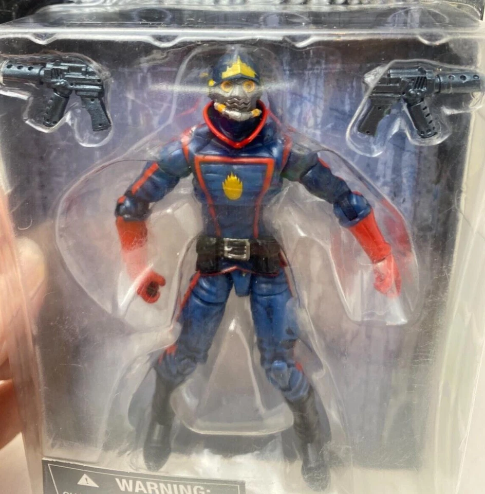 Figura de acción Hasbro Marvel Infinite Series Star Lord GOTG NUEVA EN CAJA 3,75" 2014 Foto 2 de 4