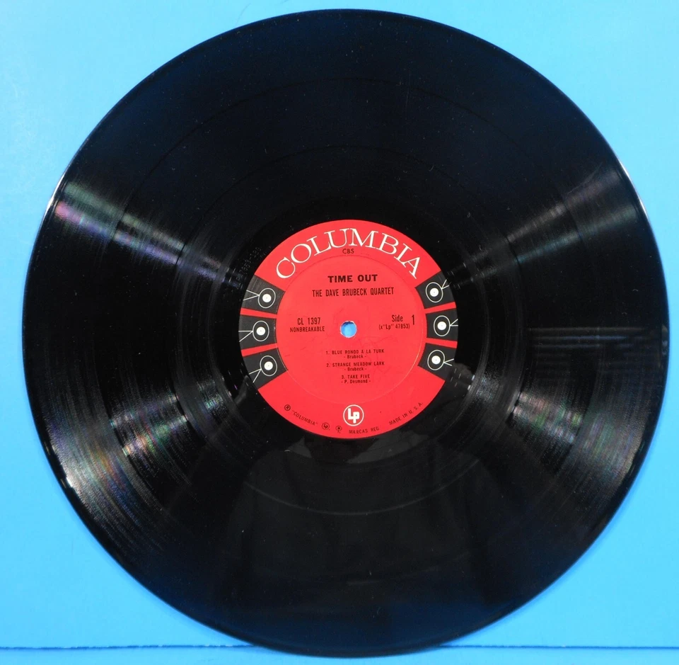 DAVE BRUBECK QUARTET TIME OUT LP 1959 MONO RE '61 GREAT CONDITION! VG+/VG!!A Foto 3 de 4