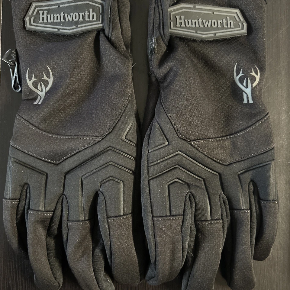 Huntworth Rifleman (Black), Soft Warmth, L/XL  Scent Control Hunting Gloves - Image 4 of 4