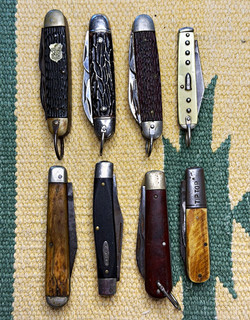 Lot of 8 Folding Pocket Knives ulster colonial sears ranger misc.