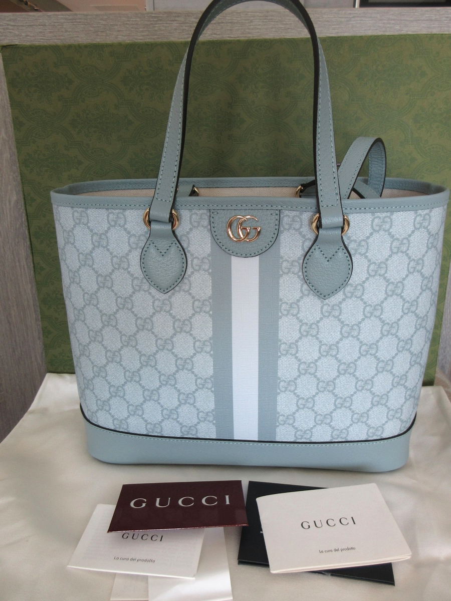 NWT Gucci GG Supreme Ophidia small Tote Top Handle Shoulder bag W