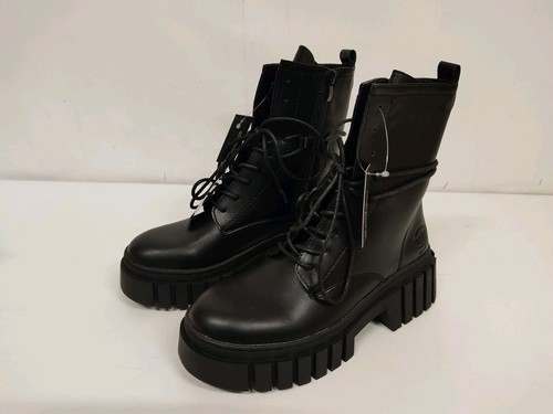 Dockers by Gerli Stiefelette Stiefel Damen schwarz Boots Blockabsatz Gr. 41 Neu. - Bild 3 von 13