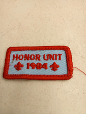 Vintage 1984 Honor Unit Boy Scouts BSA Patch 1"x2"