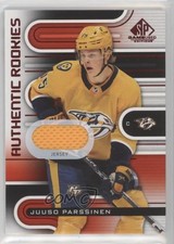 2022-23 Upper Deck SP Game Used Authentic Rookies Red Jersey Juuso Parssinen gz3