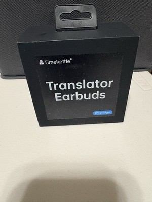 Timekettle WT2 Edge Black Bluetooth In-Ear Translator Earbuds Double Earpiece