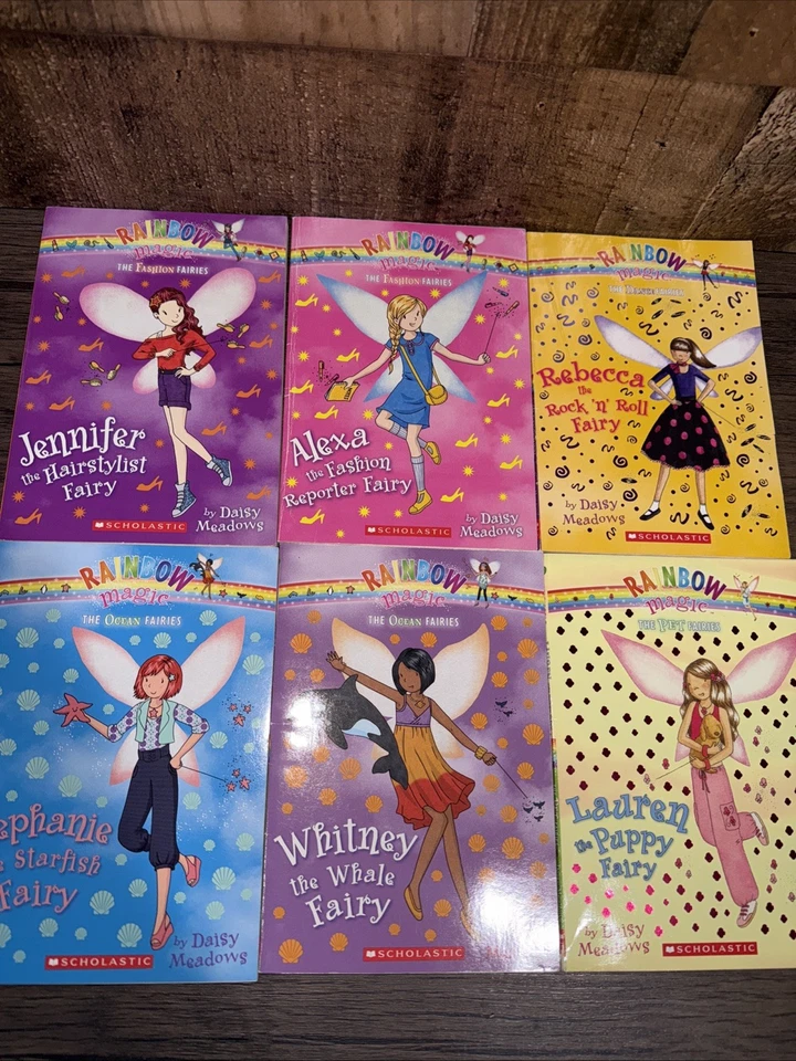 35 Rainbow Magic Fairy Books Lot Daisy Meadows Scholastic Set Girls Fantasy - Image 3 of 4