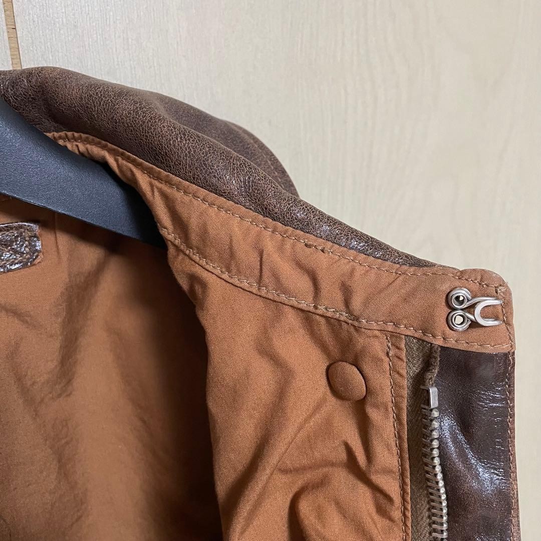 Buzz Rickson's A-2 Leather Flight Jacket L Brown - image 18