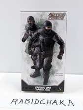 BLACK Valaverse Action Force Special Ops Republic Guard Trooper Male Figure NEW