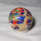 Czech Bullet Mold Confetti Guinea-Like Marble / Bead - 11/16" of an inch - NM — photo 6