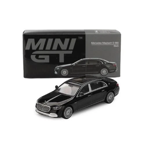 1:64 TRUESCALE Mercedes Maybach S680 Black Mini-Gt MGT00977-L - Immagine 2 di 2